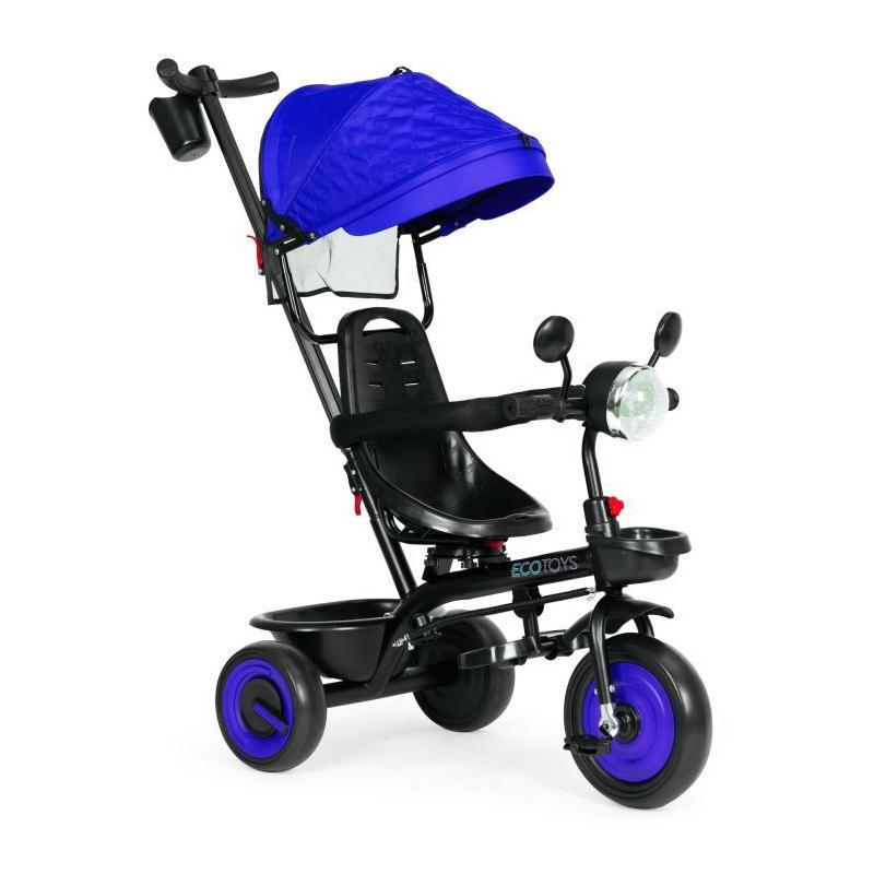 Tricikli háromkerekű forgatható üléssel napellenzővel 3in1 lél