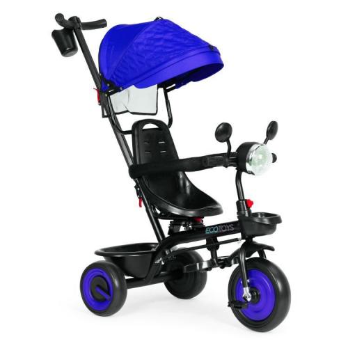 Tricikli háromkerekű forgatható üléssel napellenzővel 3in1 lél