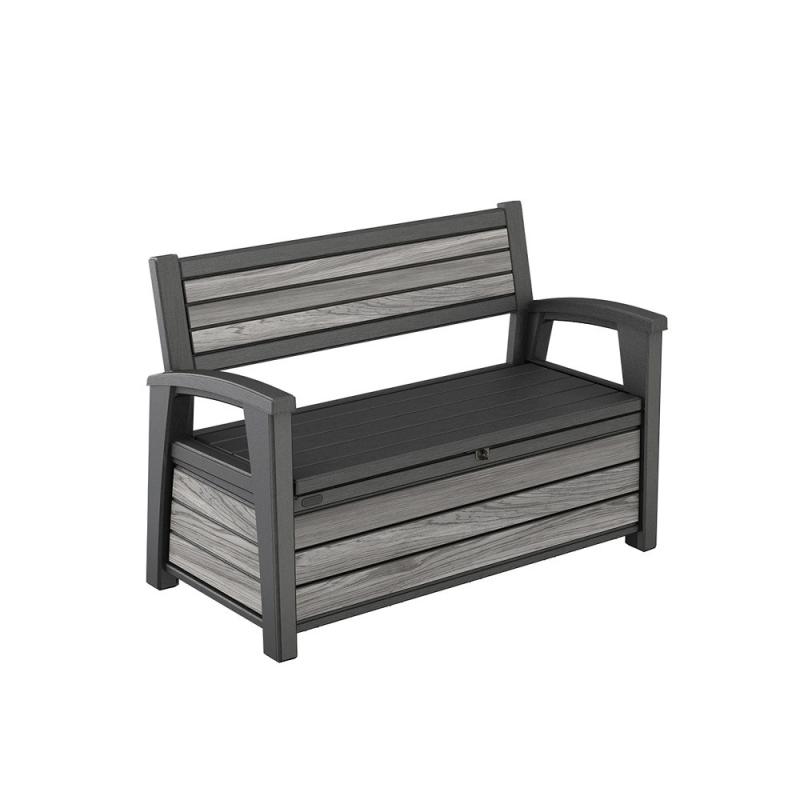 Decocoat műanyag kerti pad/tároló 227 L