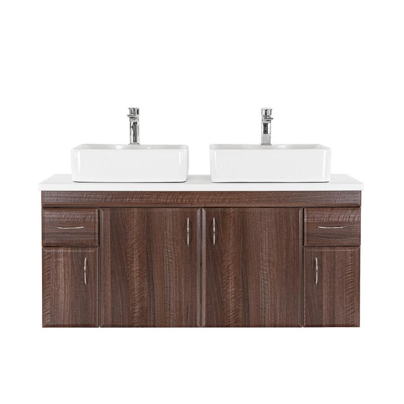 Bianco 130 alsó szekrény mosdó nélkül beton munkalappal