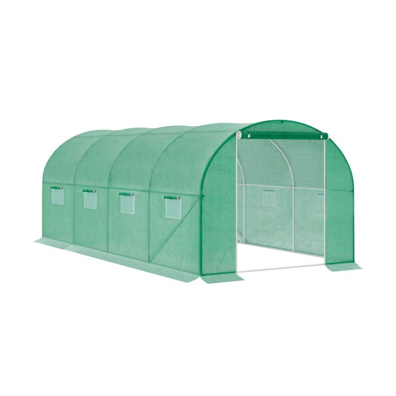 Fóliasátor erősített vázzal+fólia