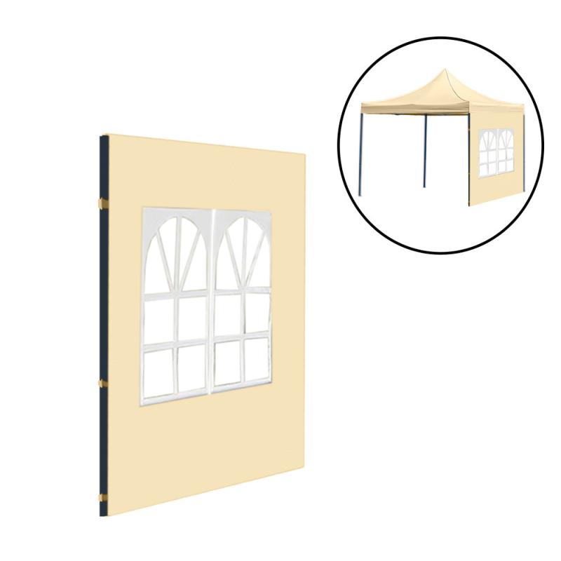 Kerti pavilon ablakos oldalfal ponyva 3x3 m