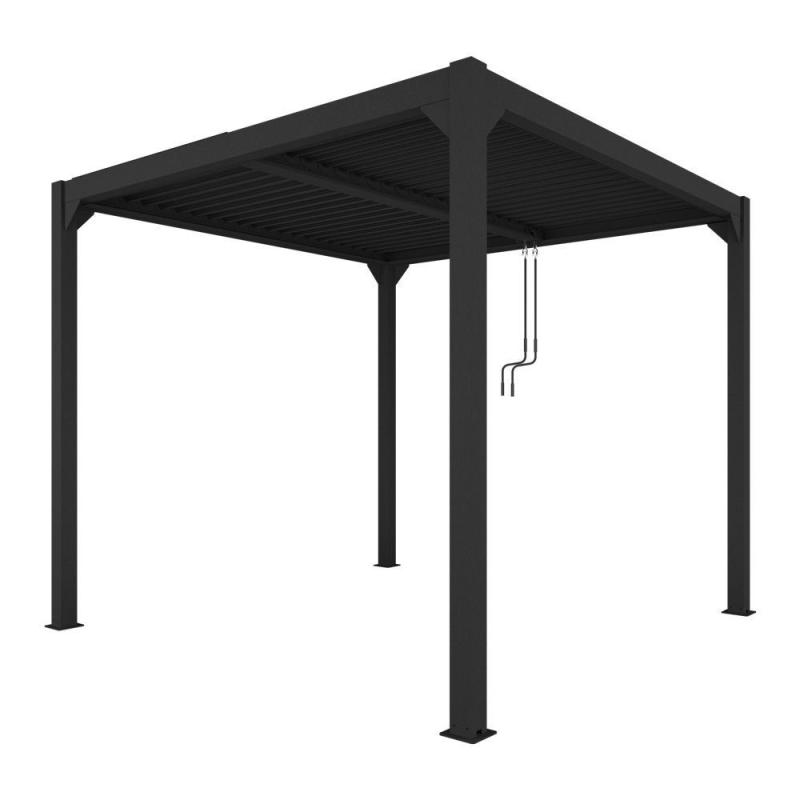 LUXE pergola 3x3m antracit