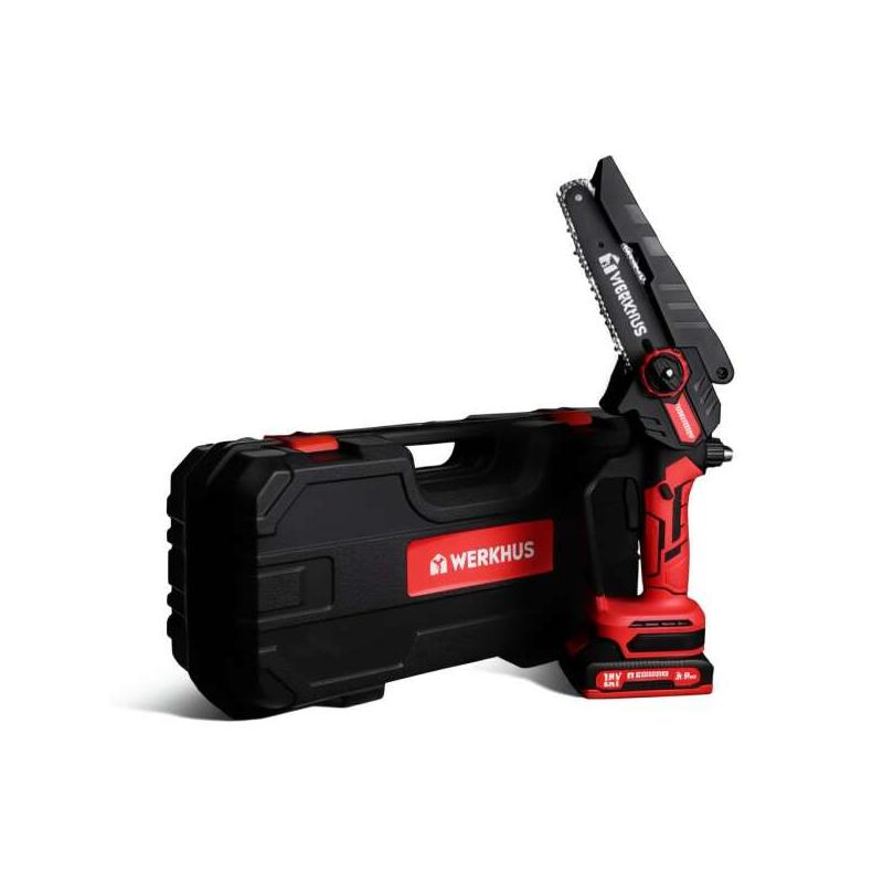 Werkhus akkus kézi láncfűrész készlet