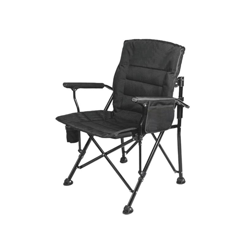 Leziter XL karfás horgász szék pohártartóval fekete