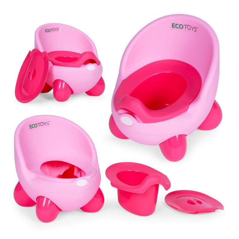 Bili kivehető betéttel, csúszásgátló lábakkal rózsaszín