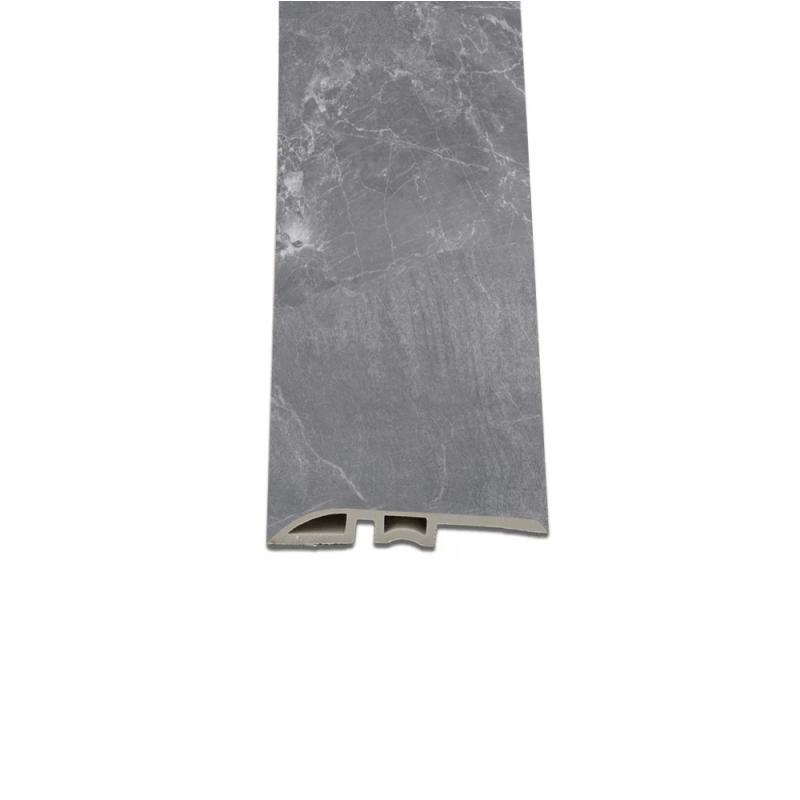 Vinyl SPC padló szintkiegyenlítő Fjord márvány mintás sötét szürke 2400x45x8 mm