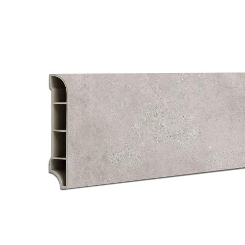 Vinyl SPC padlószegély Aurora fagyos mészkő 2400x60x12 mm