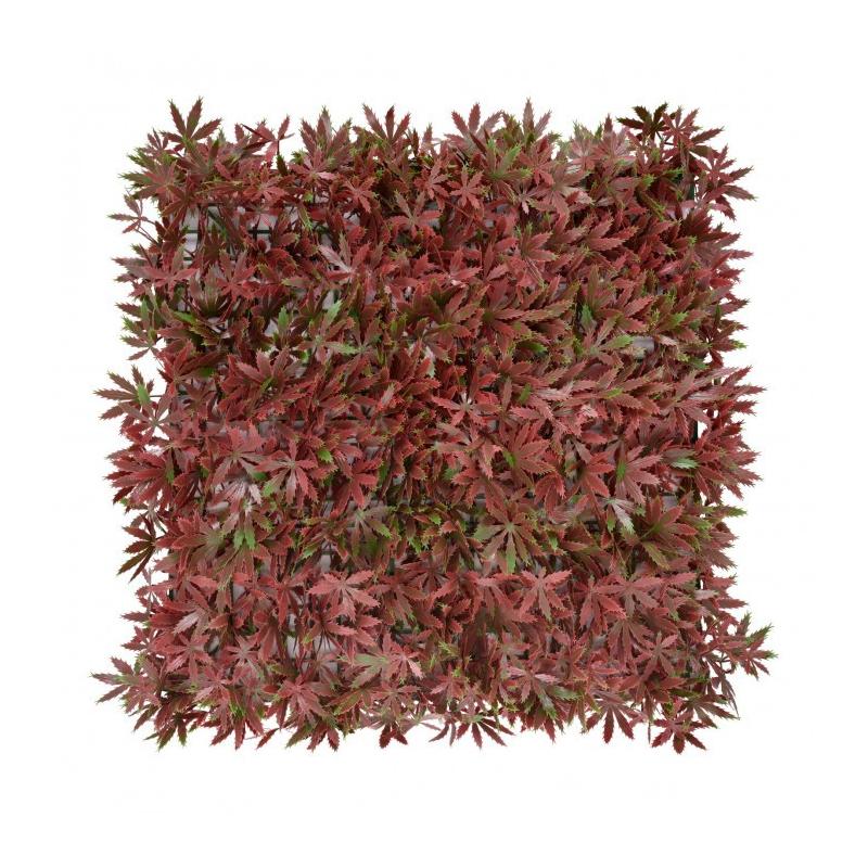 Vörös juhar műanyag zöldfal 50x50 cm