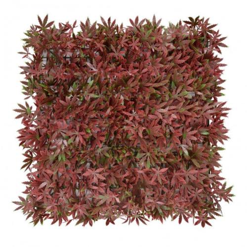 Vörös juhar műanyag zöldfal 50x50 cm