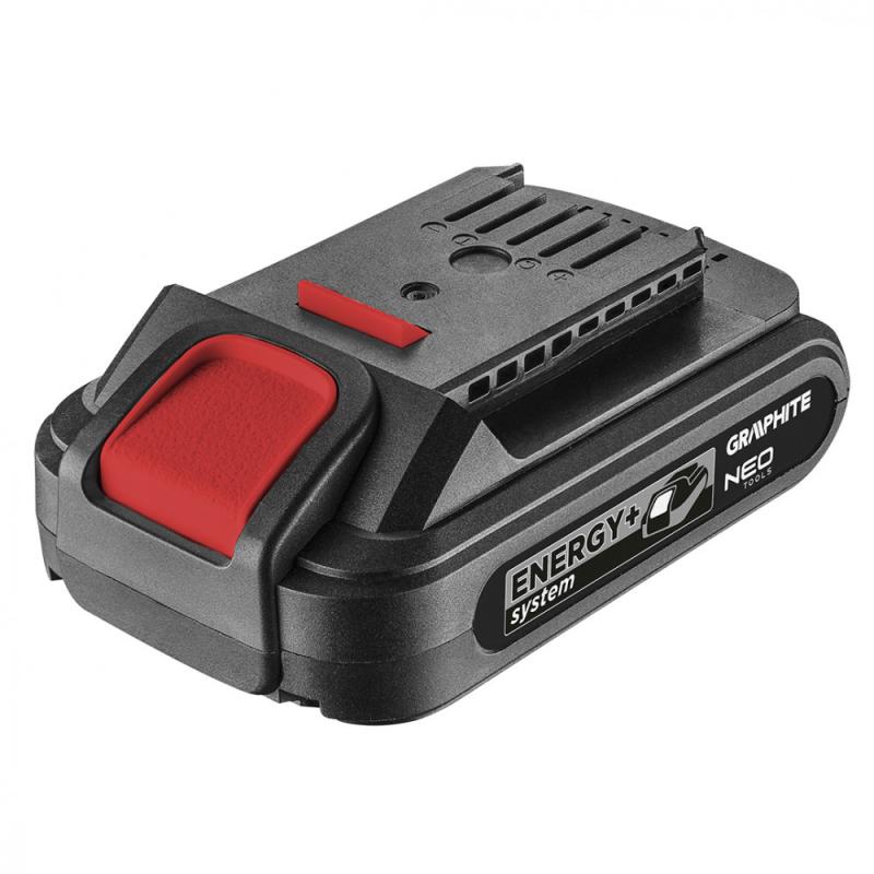 Akkumulátor energy+ 18V 2.0AH Graphite