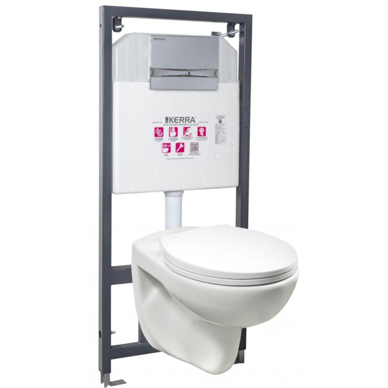 Tinos Pacific Chrome falba építhető WC tartály szett