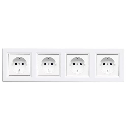 Nova IV négy dugalj fehér kerettel