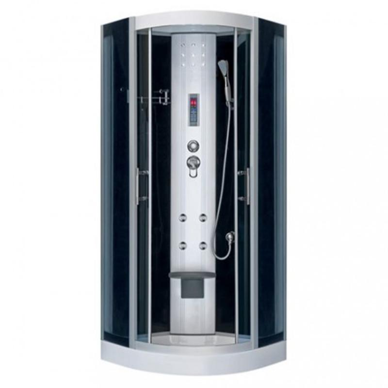 Leticia íves hidromasszázs zuhanykabin