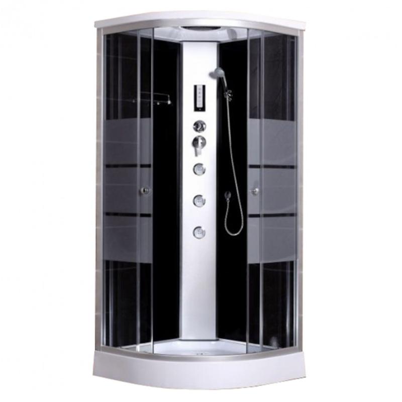 Lisa íves hidromasszázs zuhanykabin