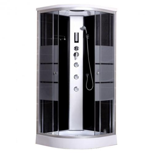 Lisa íves hidromasszázs zuhanykabin