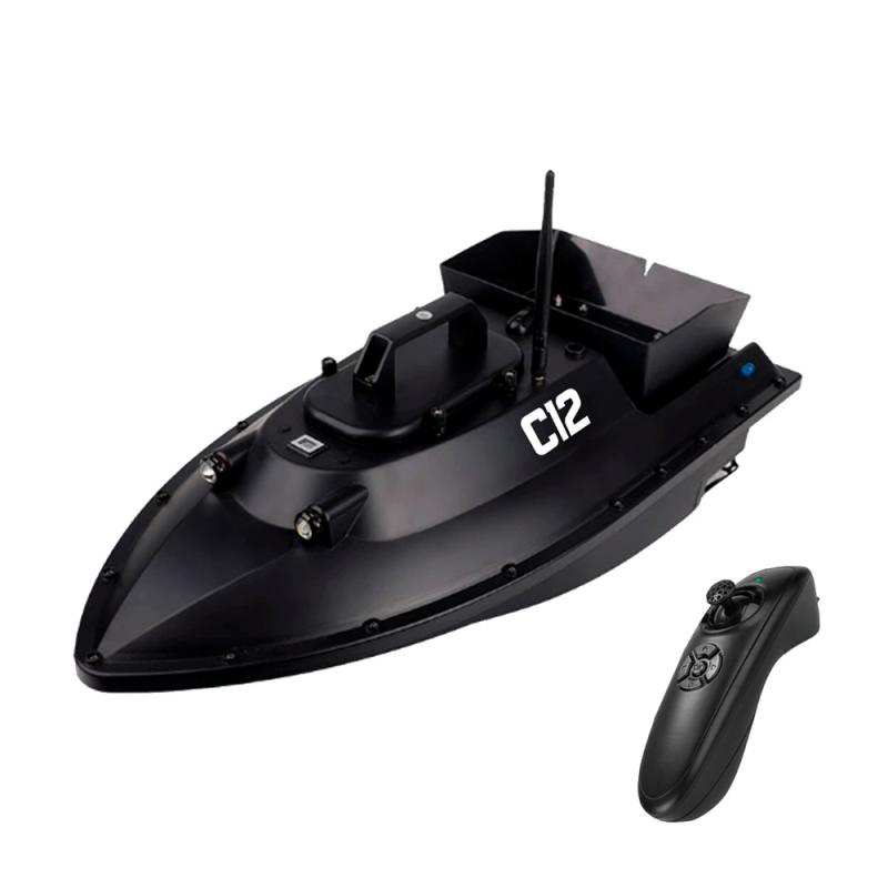 Etetőhajó C12 hátrakidobós fekete