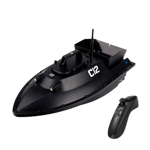 Etetőhajó C12 hátrakidobós fekete