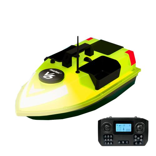 Etetőhajó V6 GPS 3 tartályos hátra és oldalkidobós nightlight