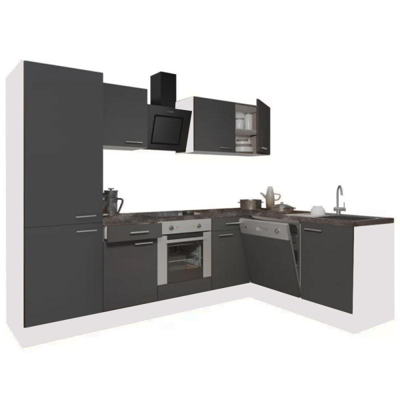 Yorki 280 sarok konyhabútor polcos kivitelben