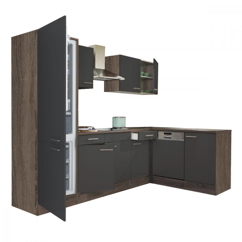 Yorki 280 sarok konyhabútor alulfagyasztós hűtős kivitelben