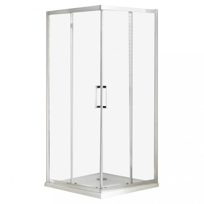 Apollo szögletes zuhanykabin zuhanytálca nélkül Easy clean bevonattal