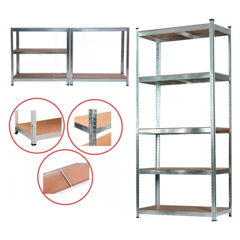 Nagy teherbírású polc 180x90x40 króm