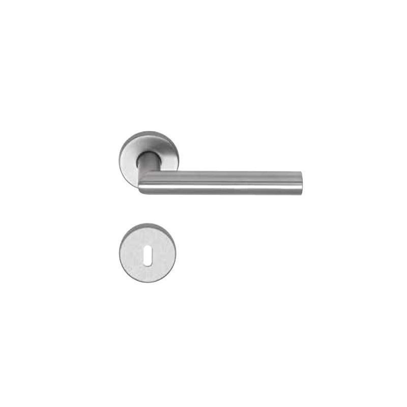 Inox rozettás BB kilincs