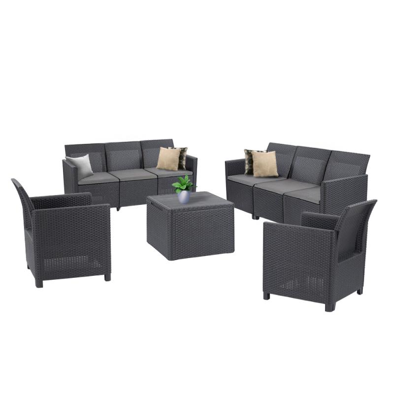 Claire 8 személyes kerti bútor garnitúra