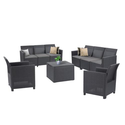 Claire 8 személyes kerti bútor garnitúra