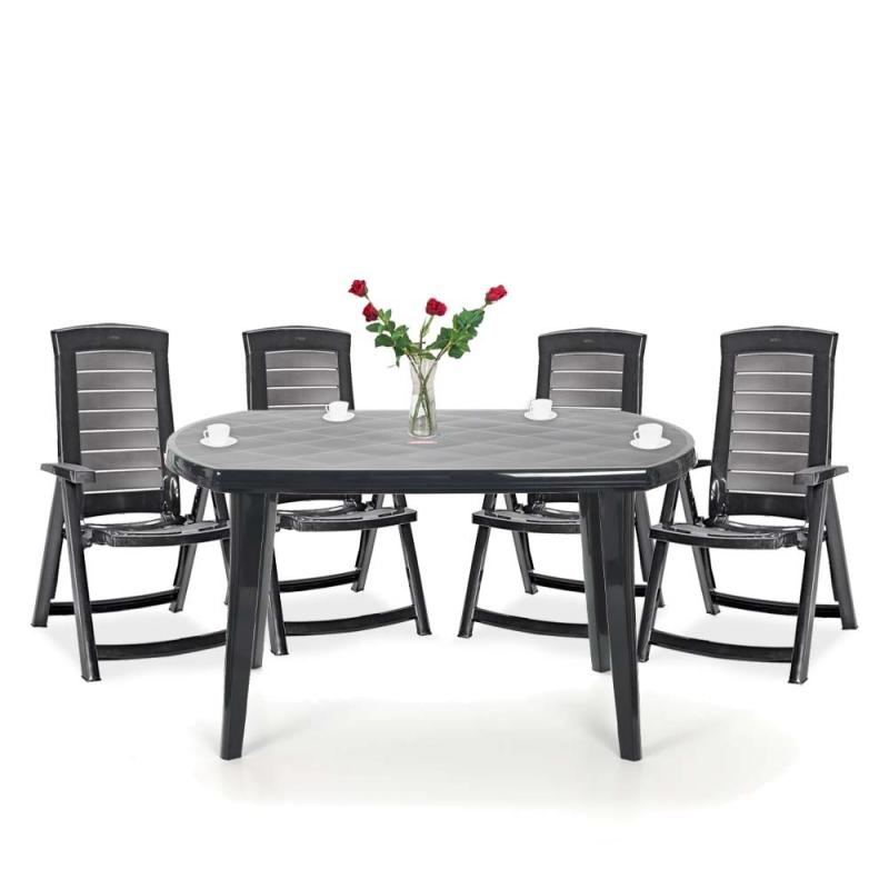 Elba 6+1 kerti bútor garnitúra szett