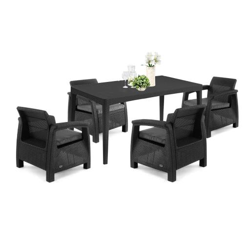 Girorfu duo kerti bútor garnitúra szett