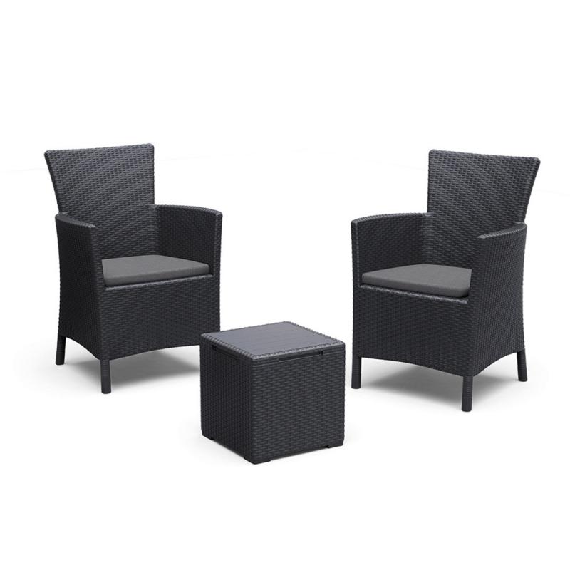 Iowa Balcony Essentials kerti bútor garnitúra szett vigo asztallal