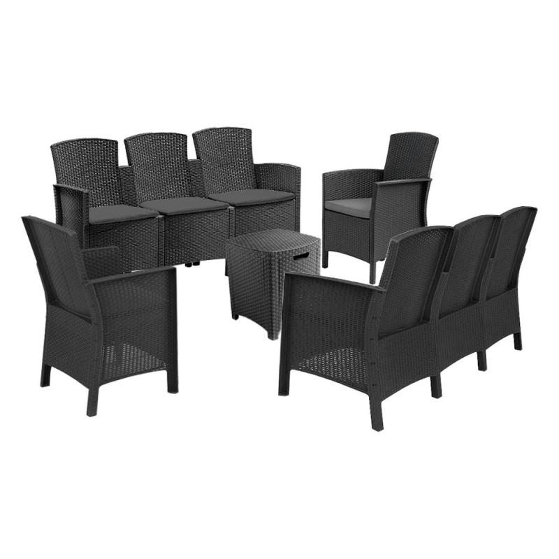 Lima 8 személyes kerti bútor garnitúra