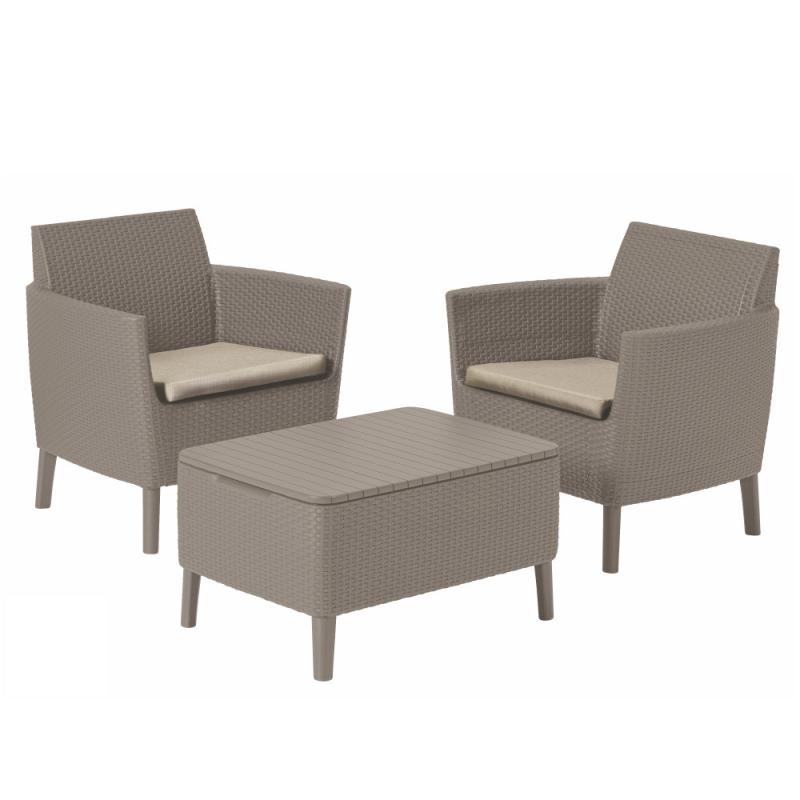 Salemo balcony kerti bútor szett 2 fotel kis asztallal