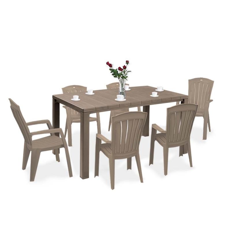 Sanjulie 6+1 kerti bútor garnitúra szett