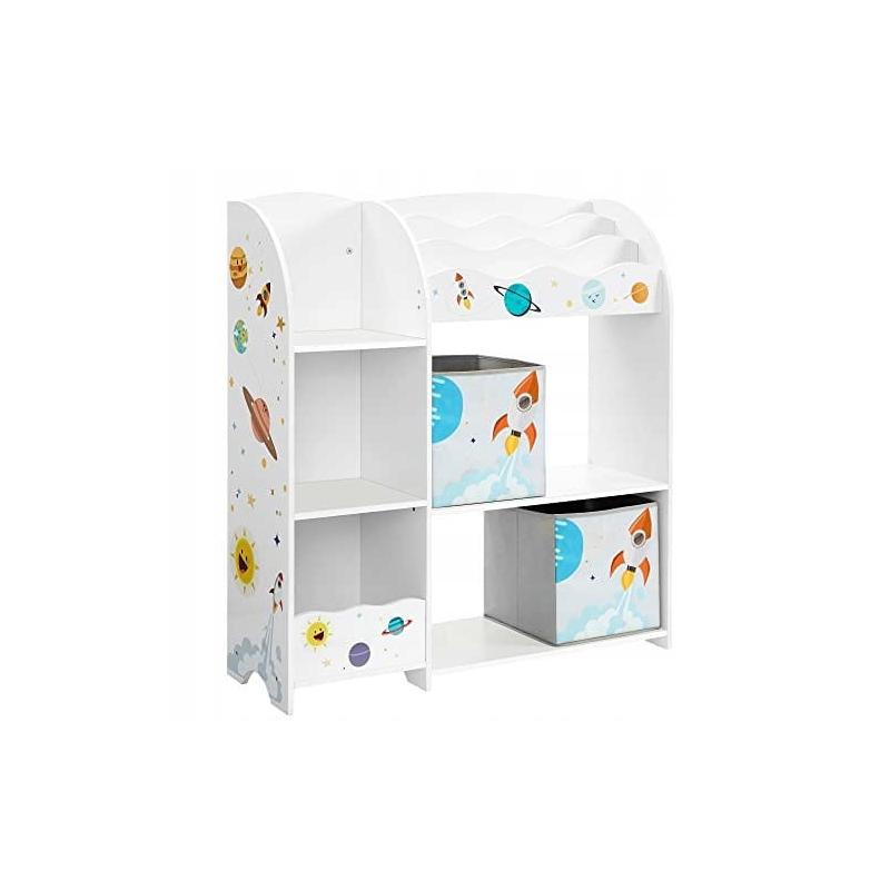 Űrhajós játéktároló polc könyvespolc 93x30x100 cm