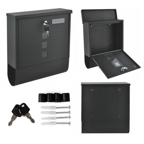 Két oldalról nyitható acél postaláda