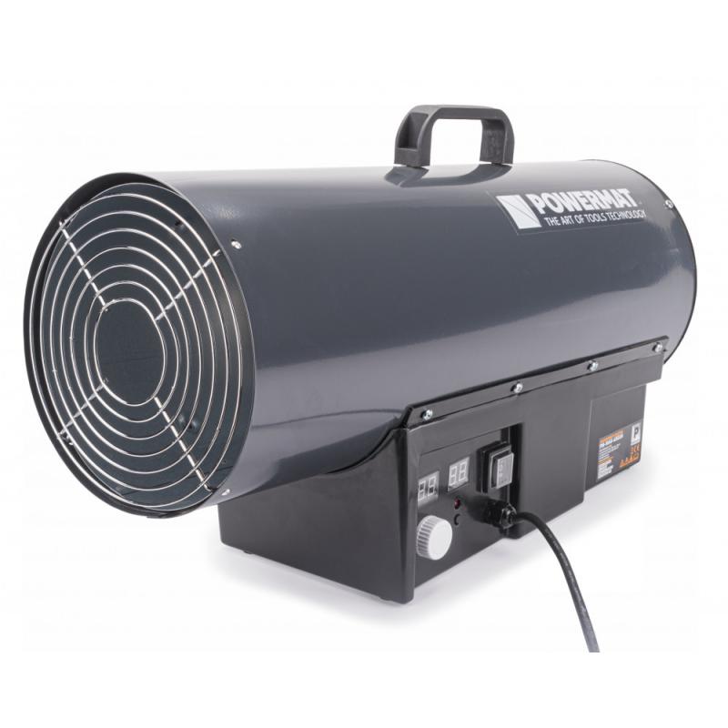 Gázüzemű hőlégfúvó termosztáttal és LCD kijelzővel 65KW PM-NAG-65GLN