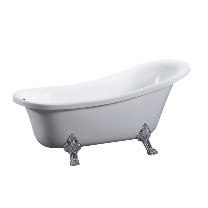 Clark szabadon álló fürdőkád fém lábakkal