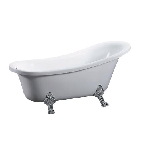 Clark szabadon álló fürdőkád fém lábakkal