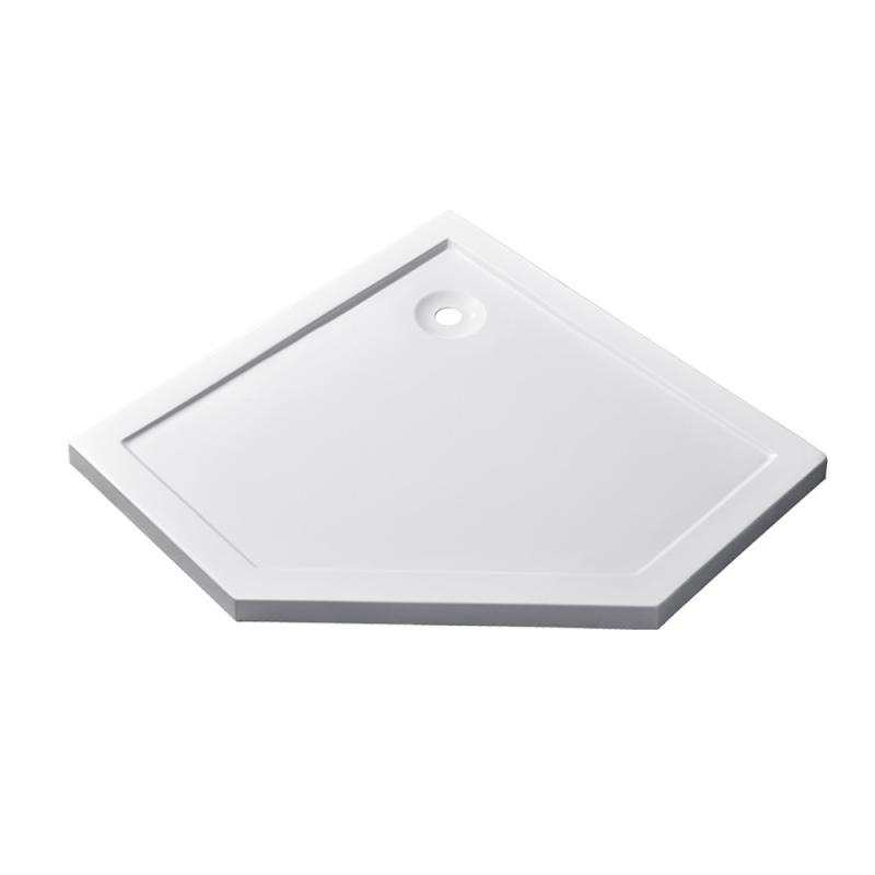 Modena Slim ötszögletű alacsony akril zuhanytálca 100x100 cm