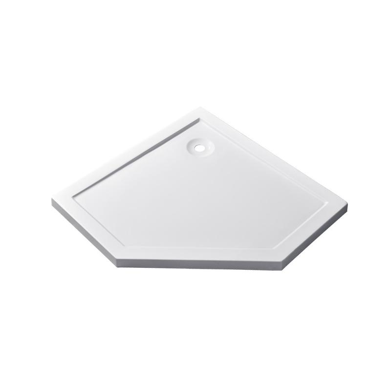 Modena Slim ötszögletű alacsony akril zuhanytálca 90x90 cm