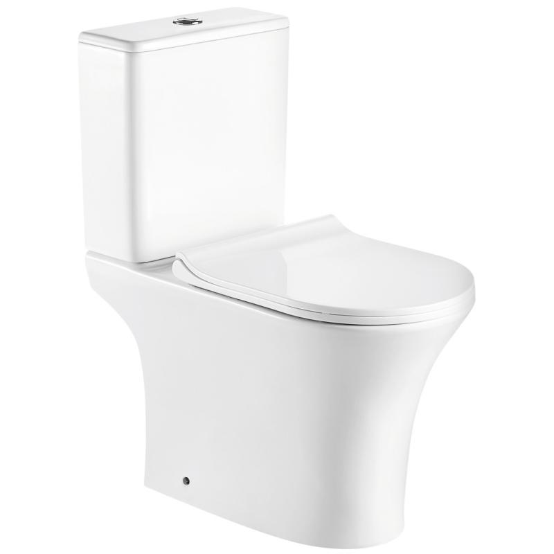 Makalu monoblokkos kompakt WC hátsó kifolyással ülőkével