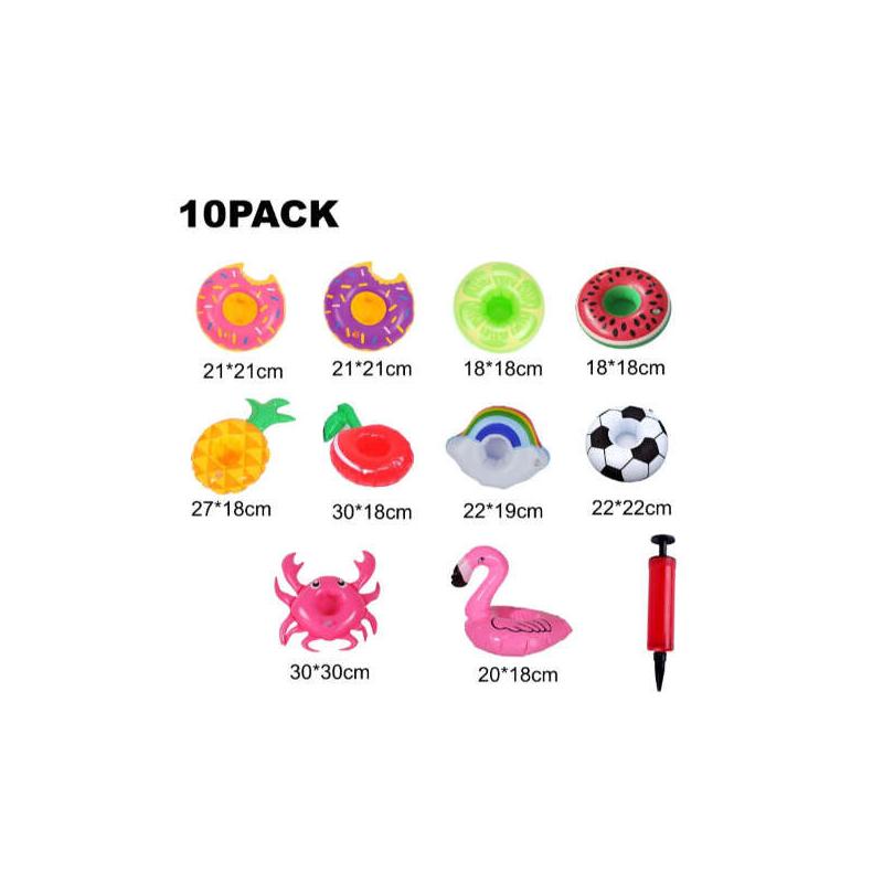 Floatmate 10 db-os úszó italtartó készlet