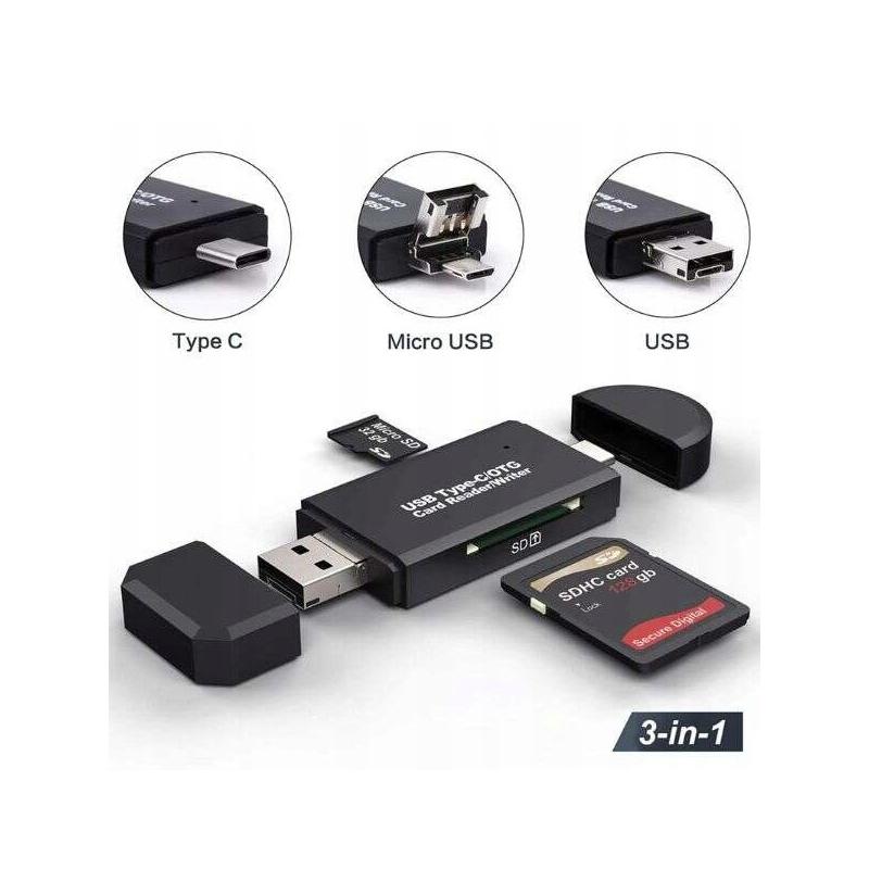Cardnet USB-s SD és TF kártyaolvasó