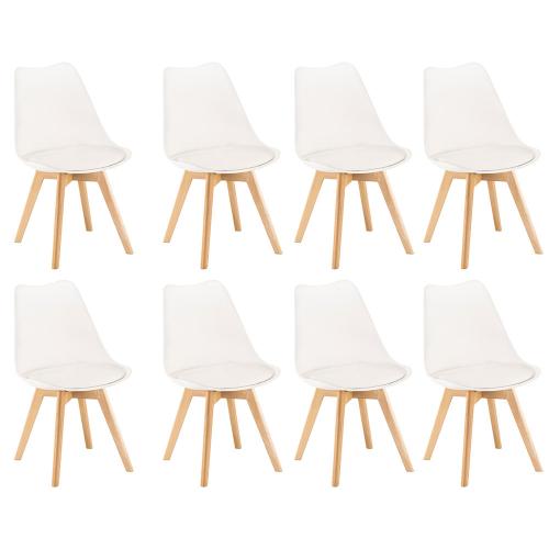 Silla étkezőszék 8 db fehér színben