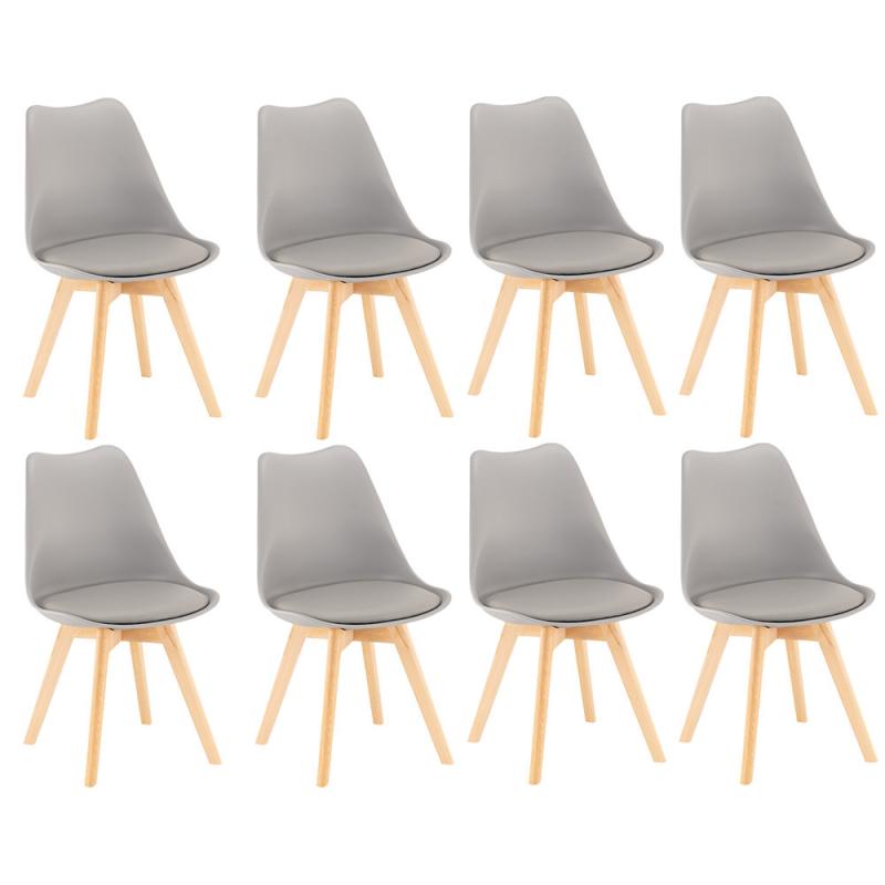Silla étkezőszék 8 db szürke színben