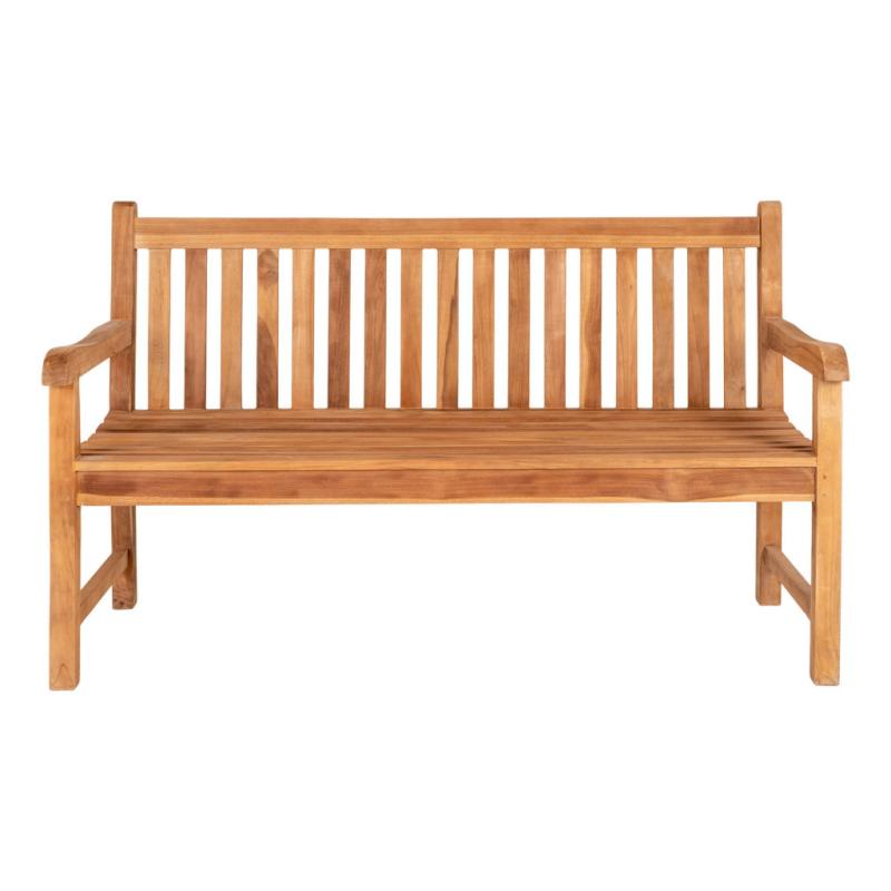 Cabo kerti pad, teak fa, 150x62x92 cm