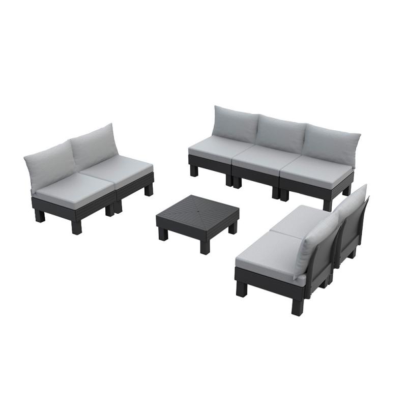 Elements II 7 személyes kerti bútor garnitúra